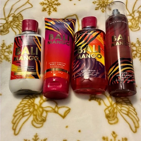 Bath & Body Works 4 Pc Set Body Lotion Fragrance Wash + Body Cream - Picture 4 of 5
